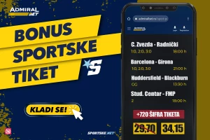 AdmiralBet i Sportske bonus tiket - Pobeda Zvezde i FMP-a!